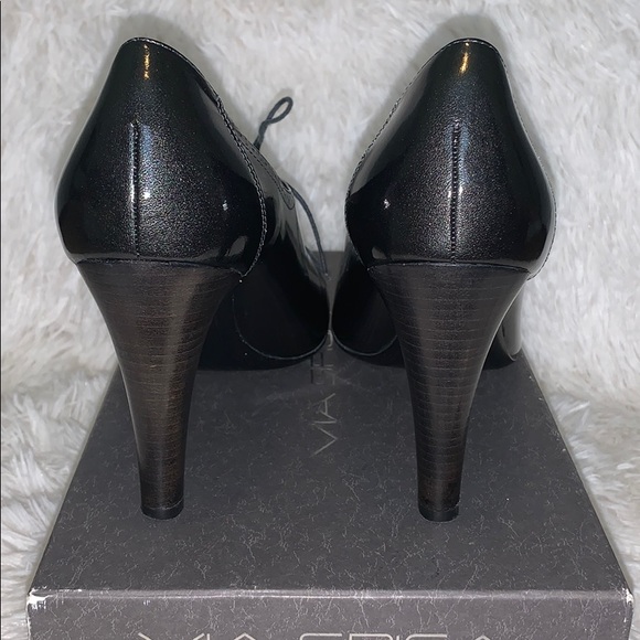 🎉HP🎉 Via Spiga heeled patent Oxford shoes sz 9 - Picture 6 of 11